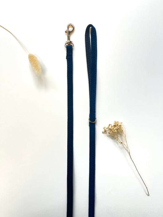 Laisse Chat et Chaton Velours Marine