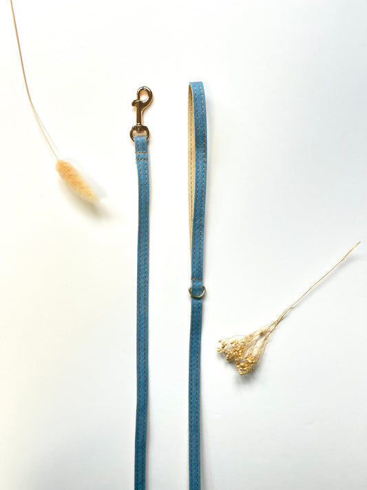 Laisse Chat et Chaton Coton Bleu Jean