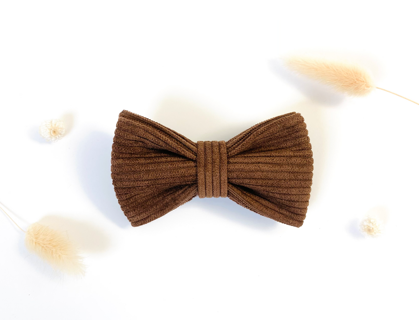 Noeud Papillon Velours Côtelé Chocolat