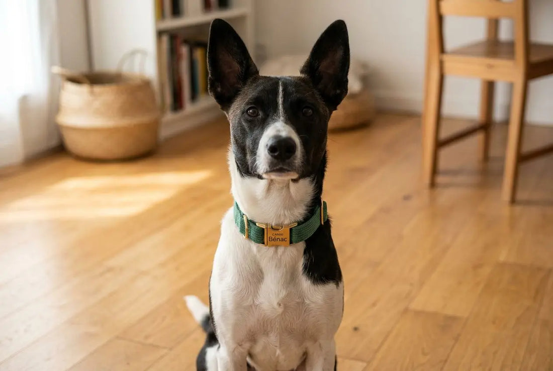 Collier pour chien avec médaille personnalisé : gravure sur mesure