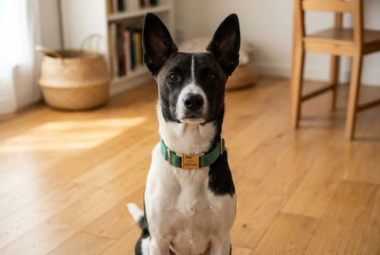 Collier pour chien avec médaille personnalisé : gravure sur mesure