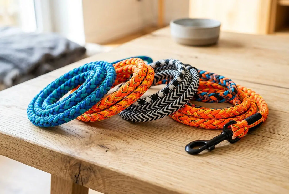 Laisse pour chien en corde tressée : guide et comparatif