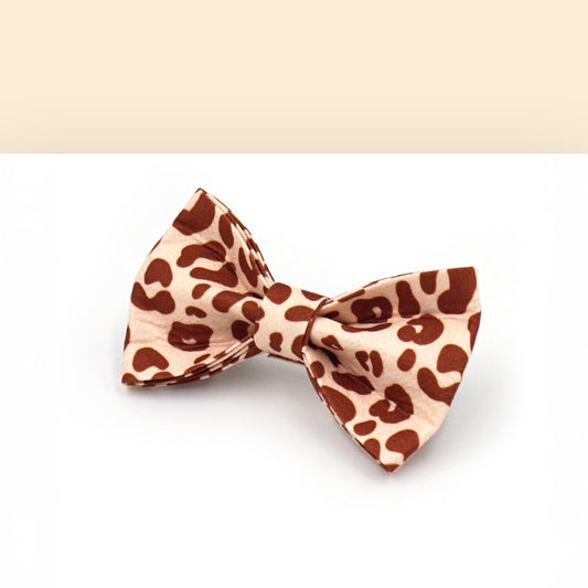 Noeud Papillon Coton Sable