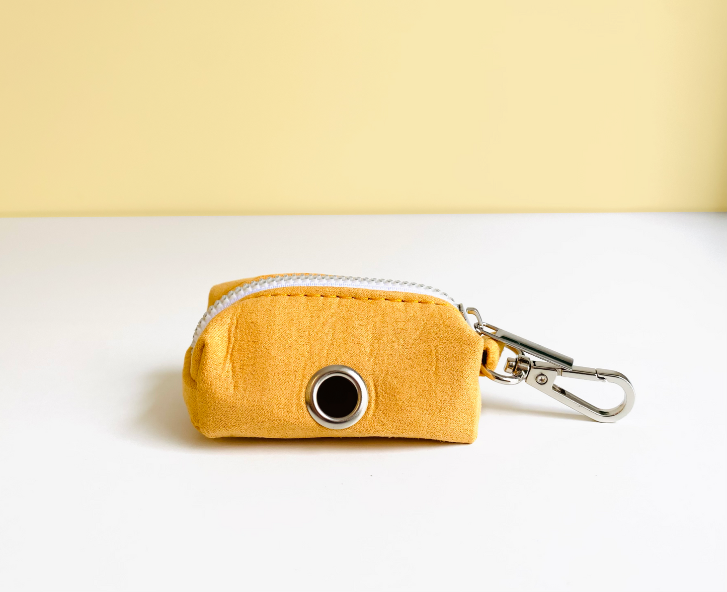 Pochette sac à crotte Coton Jaune