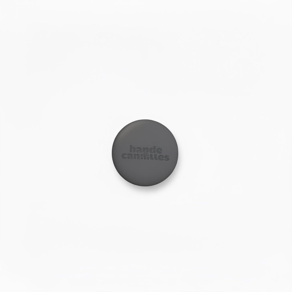 Étui AirTag Silicone pour Collier et Harnais – Coque de Protection Antichoc Gris