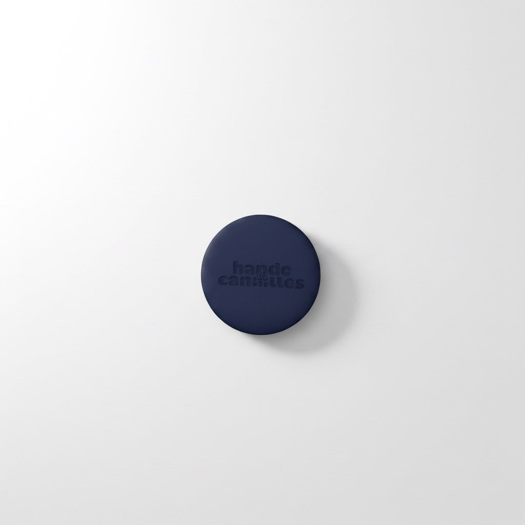 Étui AirTag Silicone pour Collier et Harnais – Coque de Protection Antichoc Bleu Marine