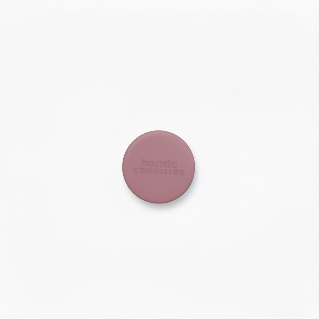 Étui AirTag Silicone pour Collier et Harnais – Coque de Protection Antichoc Mauve
